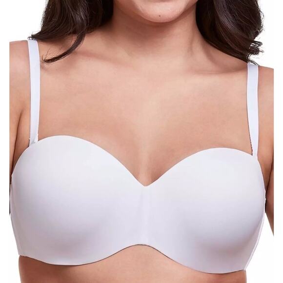 Maidenform Women's Strapless Lift Underwire Bra SN0004 - White 40DD - Picture 2 of 9